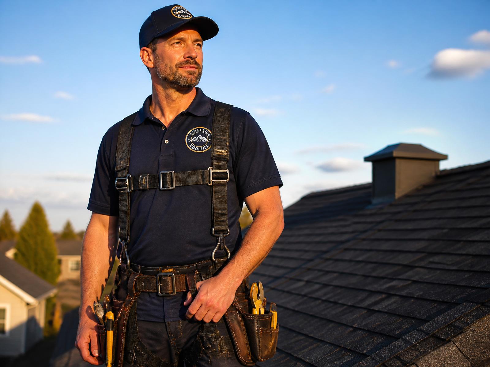 World's Best Roofing team on the roof